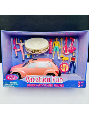 VTG Just Kidz Vacation Fun w/ Articulated Figures Play Set Kmart New Old Stock